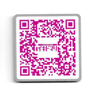 イキドマリ 袖看板風木製コースター
